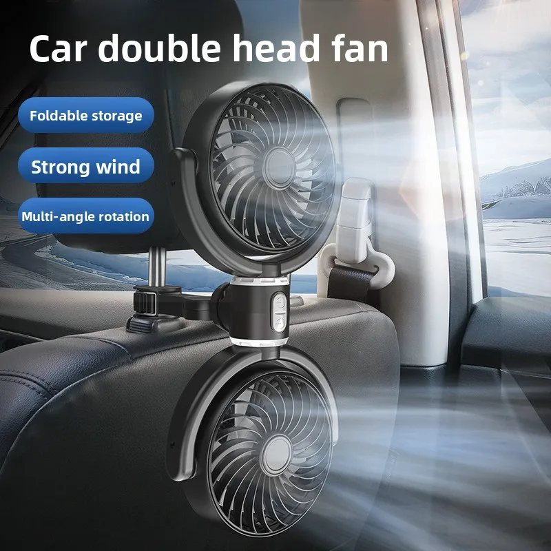 Headrest Mini Cooling Fan, 5V, 360° - detail 2