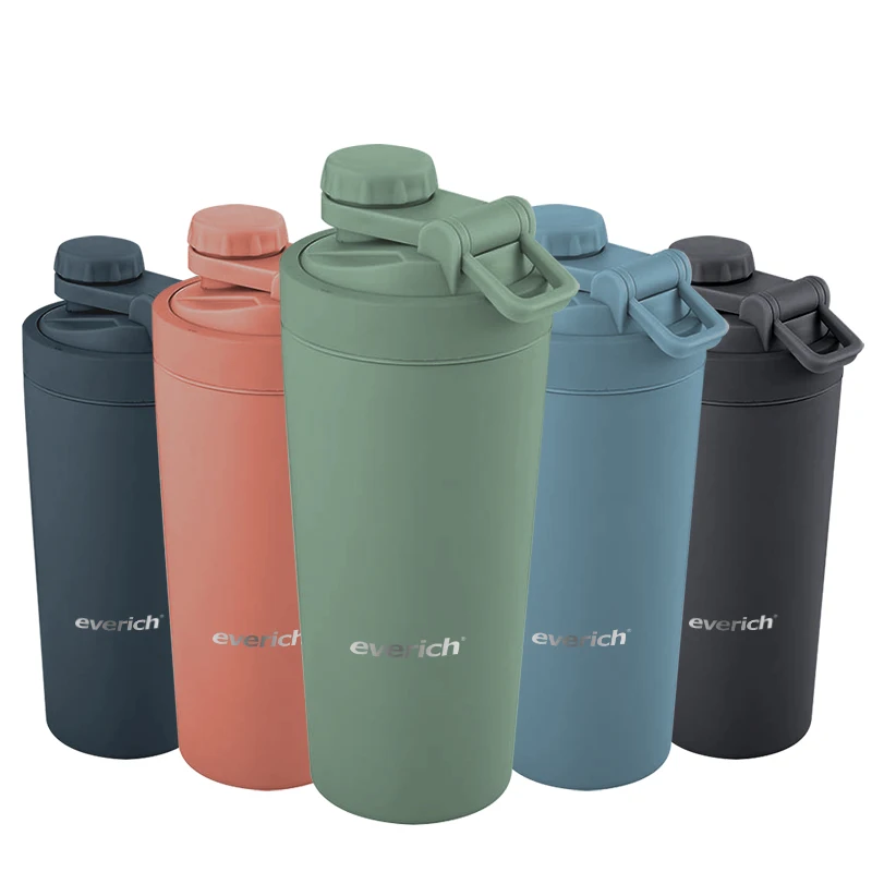 For Gym Protein Blender Insulated Bottles With Straw Insulated