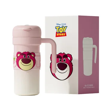 Cartoon Design Stainless Steel Travel Mug American Style Milk Mug Thermos for Coffee for Presents