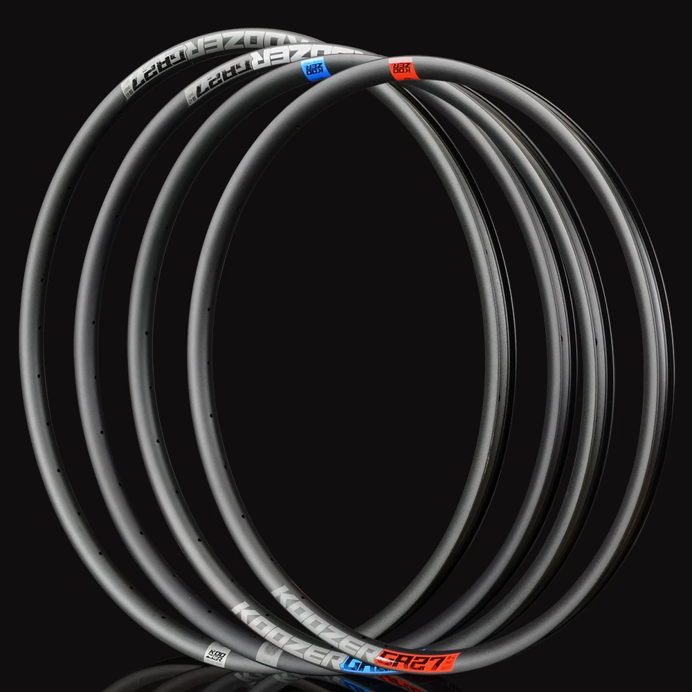 Koozer GR27 4D Smart Drilling Gravel MTB Bicycle Rim 27.5 29 700c Tubeless Ready 28 32 Holes Inner 27mm Custom Wheel Bike Parts