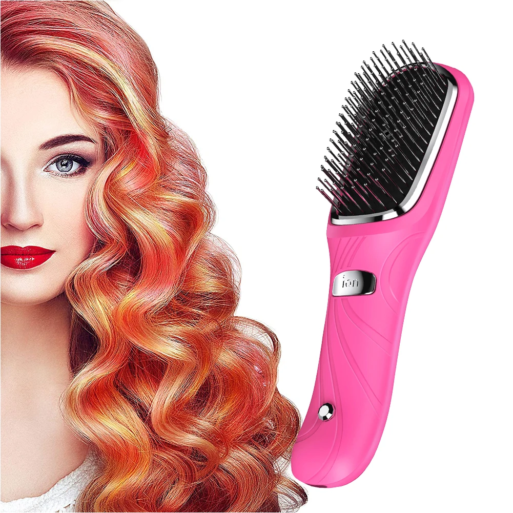 MK-305 Горячая Распродажа портативная электрическая ионная Массажная щетка для