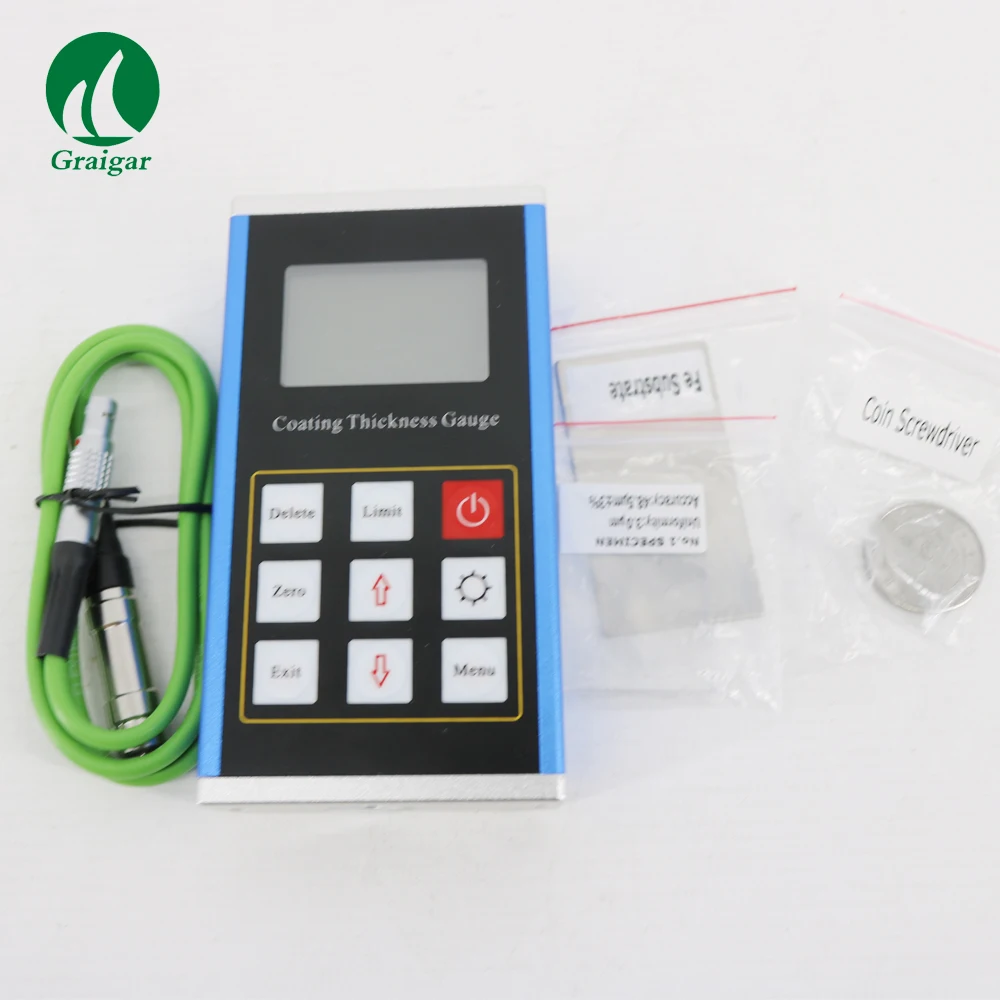 CM-1210A Digital Coating Thickness Gauge F & NF Type Eddy Current Range 0-2000um/0-80mil