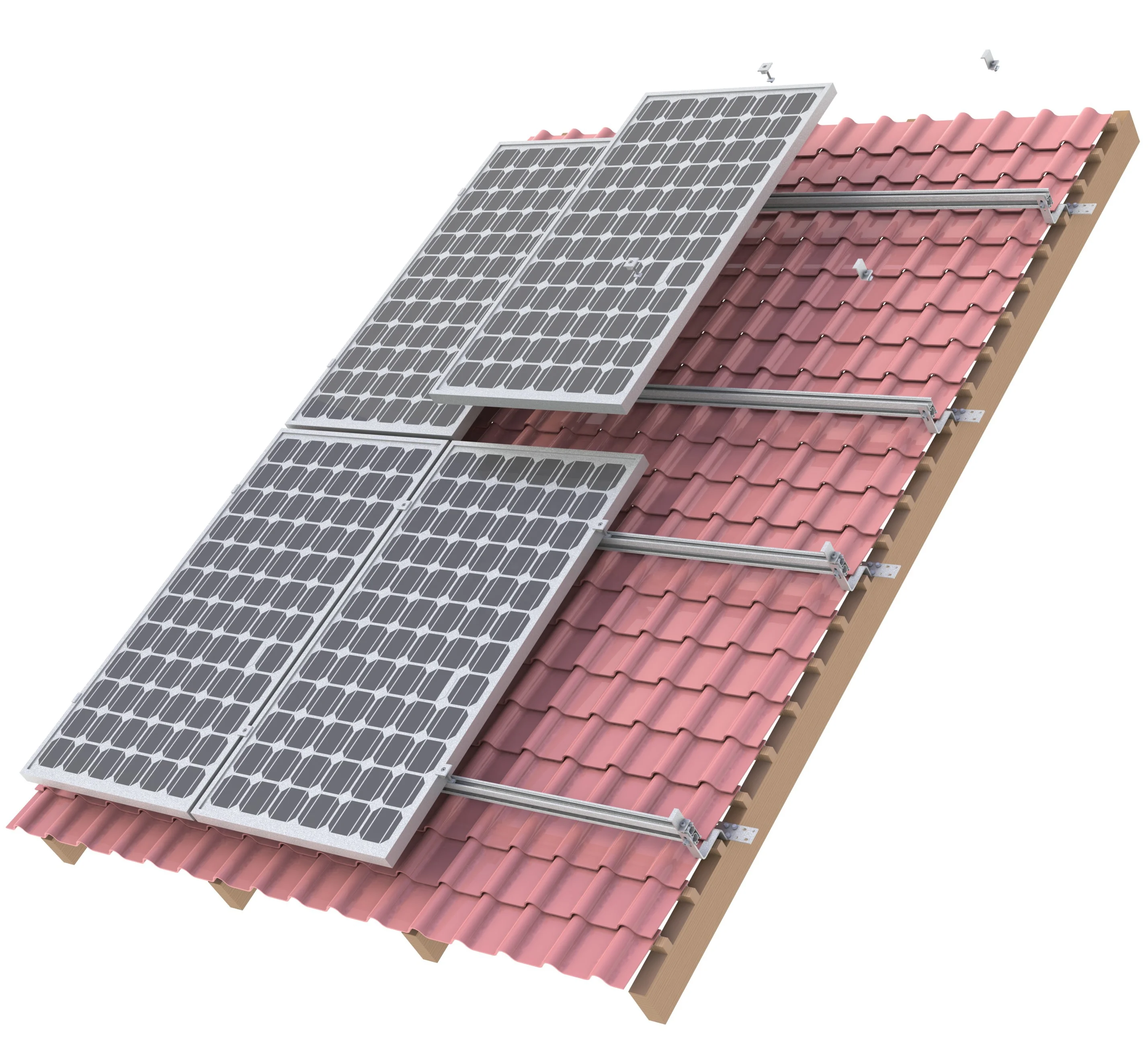 33 kw on Grid Hs Code Solar Panel System for 1megawatt Solar Power Station