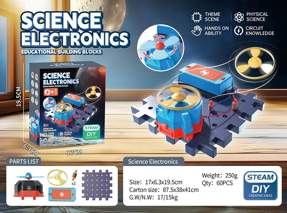 Physics Building Blocks Custom Physics Circuit Experiment Kit Electronic Building Blocks ...