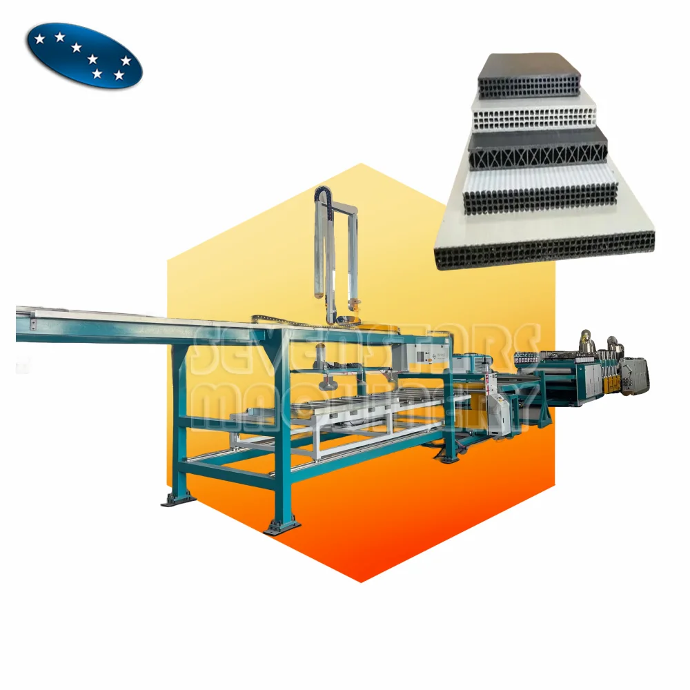 Sevenstars PP Sheet Recycled Building Fireproof Template Construction Hollow Board PP Formwork Template Machine