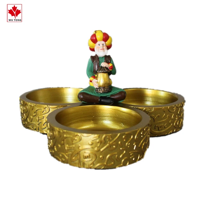 Customized Islamic Muslim Ramadan Ornaments Gift Resin Sculpture Souvenirs