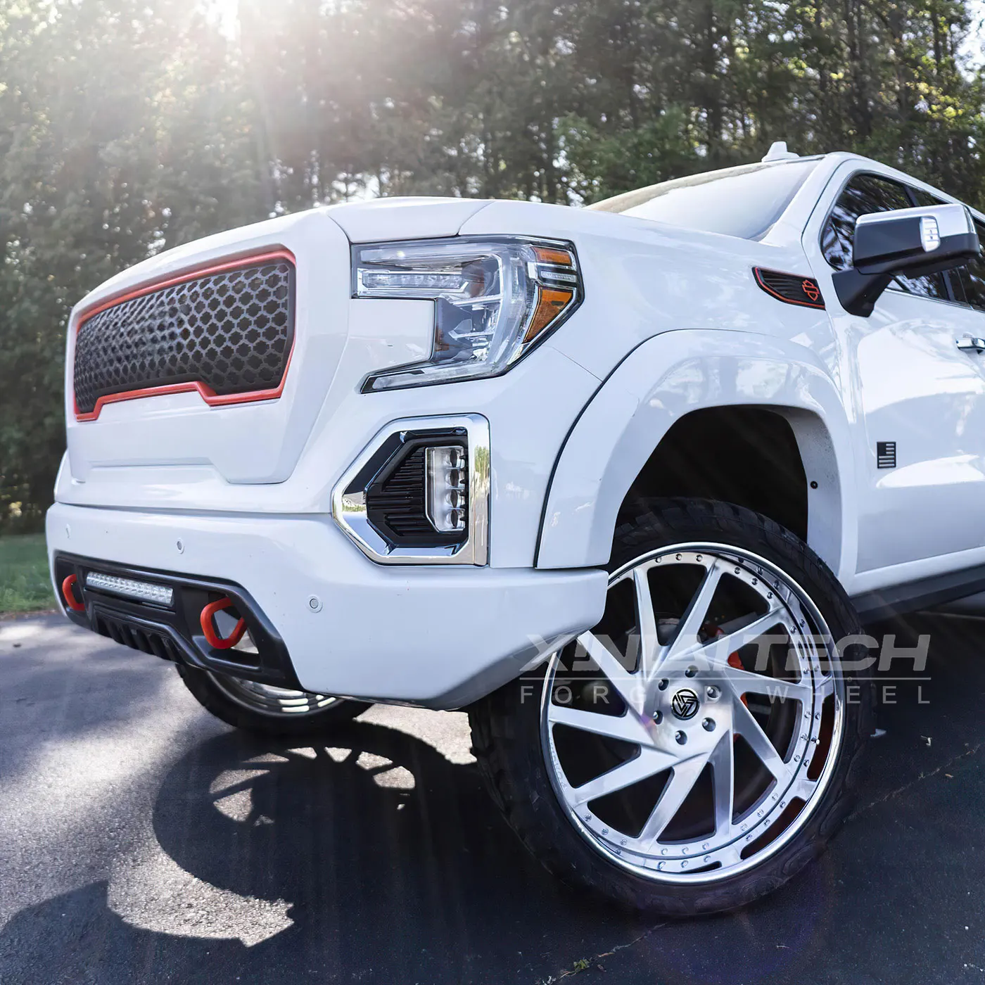 XL 2-piece Custom Forged Wheel Deep Dish Concave Brushed 6x139.7 17-24 Inch Wheel Rim for off Road Pickup Tuck Wheel Rim - Image 3