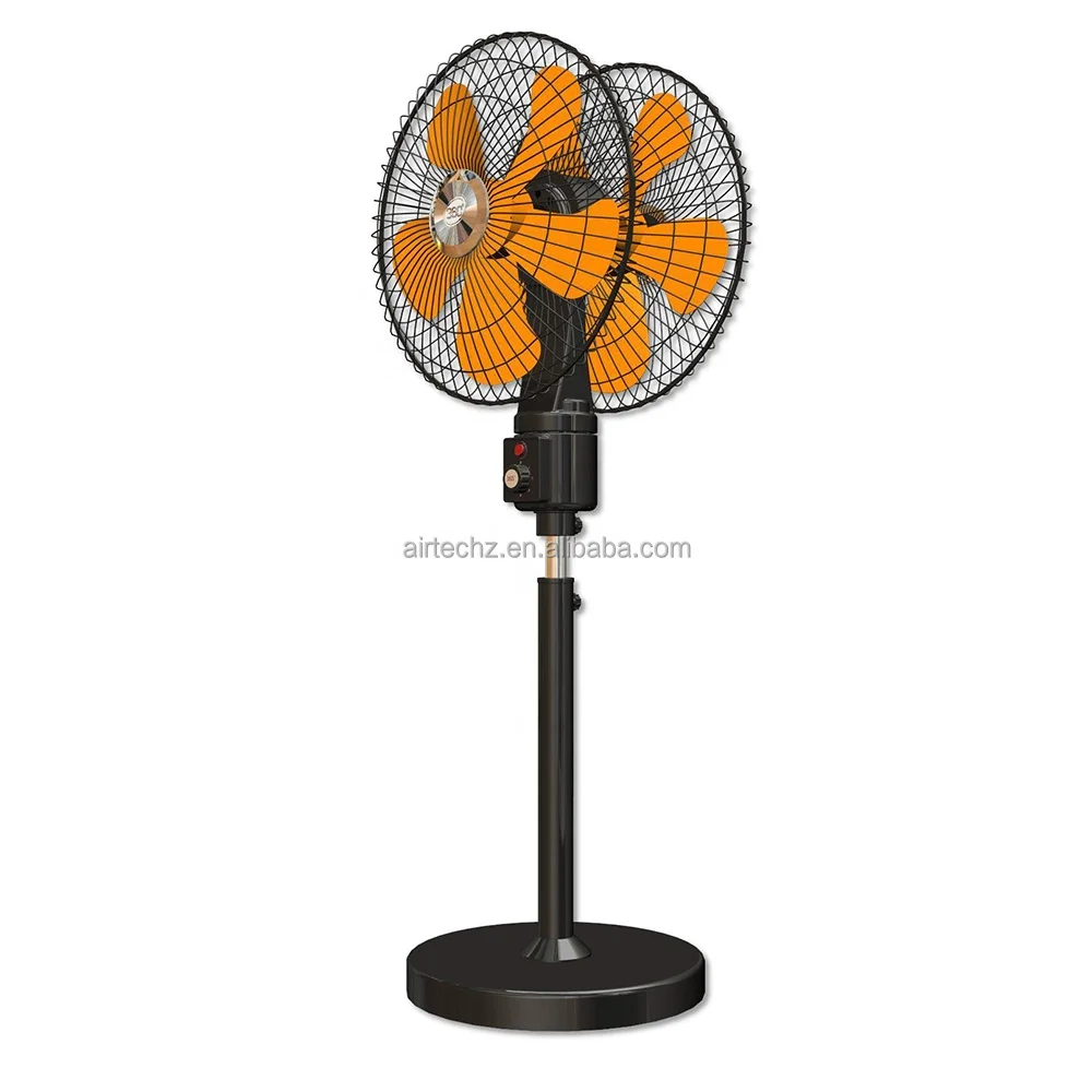 High End 360 Floor Stand Remote Control Double Face Plastic Fan for Home Outdoor air Circulation