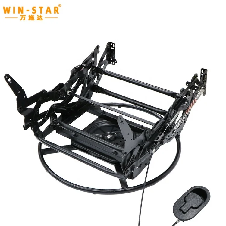 BambooMN Meccanismo Girevole E Reclinabile Per Sedia - 21 Cm, Portata 113kg - 3