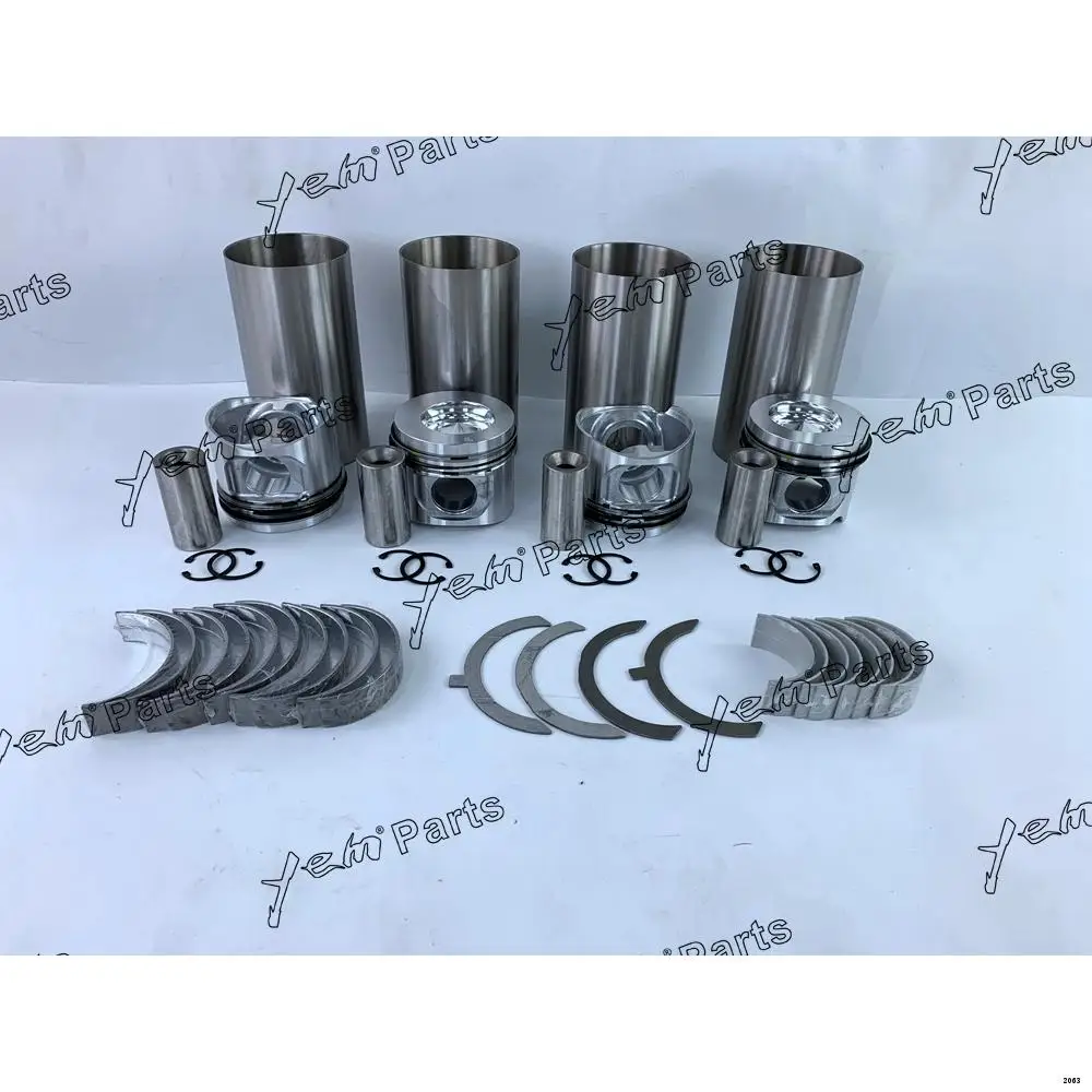 Engine Rebuild Kit With Piston Ring Bearings Set Fit for Deutz BF4M2012 Forklift Excavator Loaders