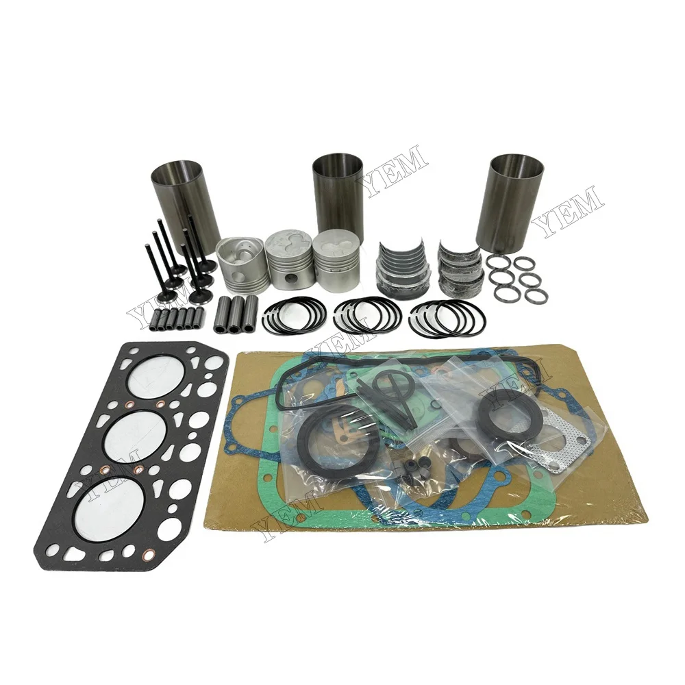 Overhaul Rebuild Kit for Mitsubishi K3B Engine Iseki TU1500 TX1510 TX2160 Tractor
