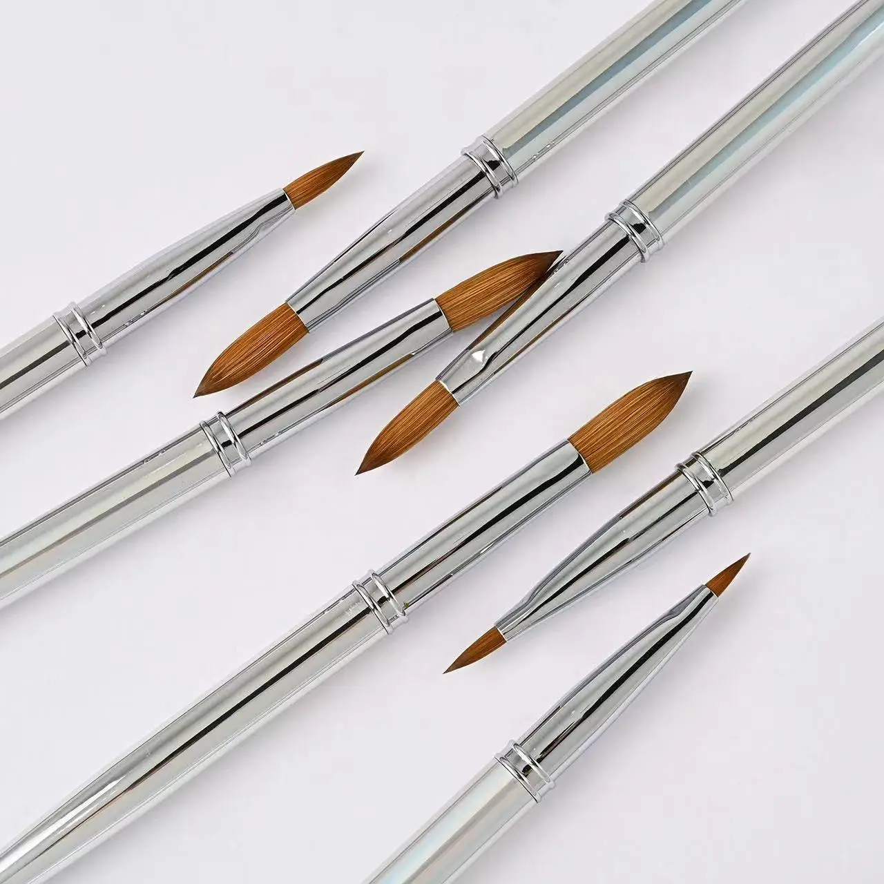 Высококачественная 100% чистая колинская акриловая щетка для ногтей Kolinsky для профессионального использования в маникюрном салоне