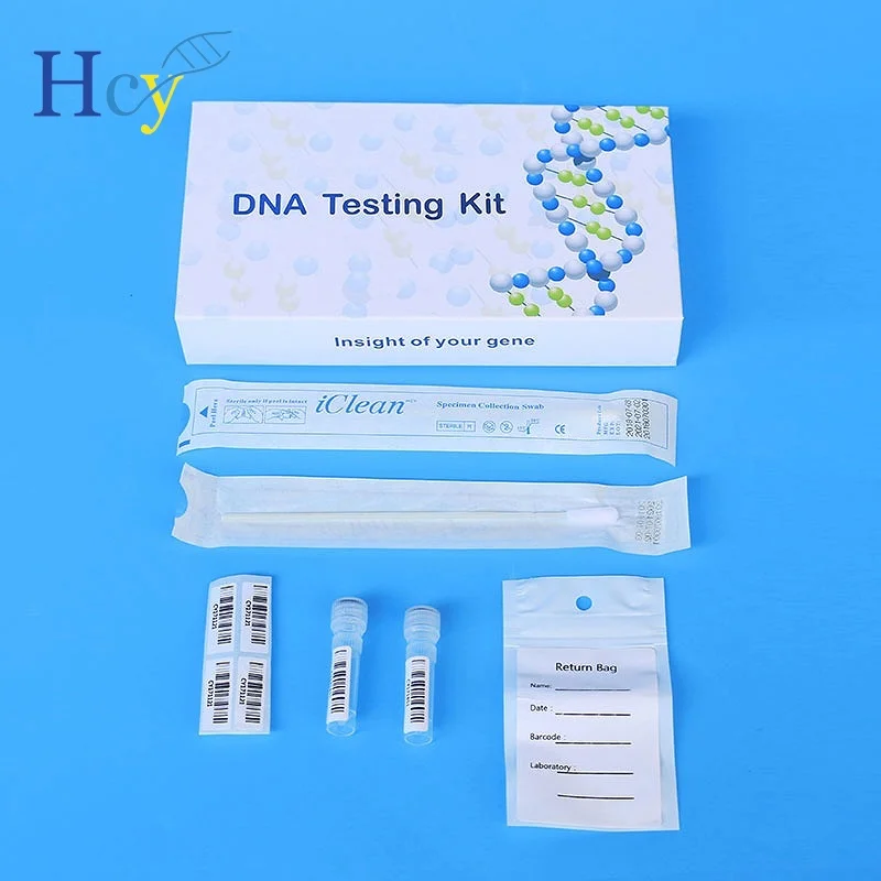 IClean DNA Home Genetic Test Kit Sample Collection Kit Floced Swab Ancestry DNA Test Kit for Humans