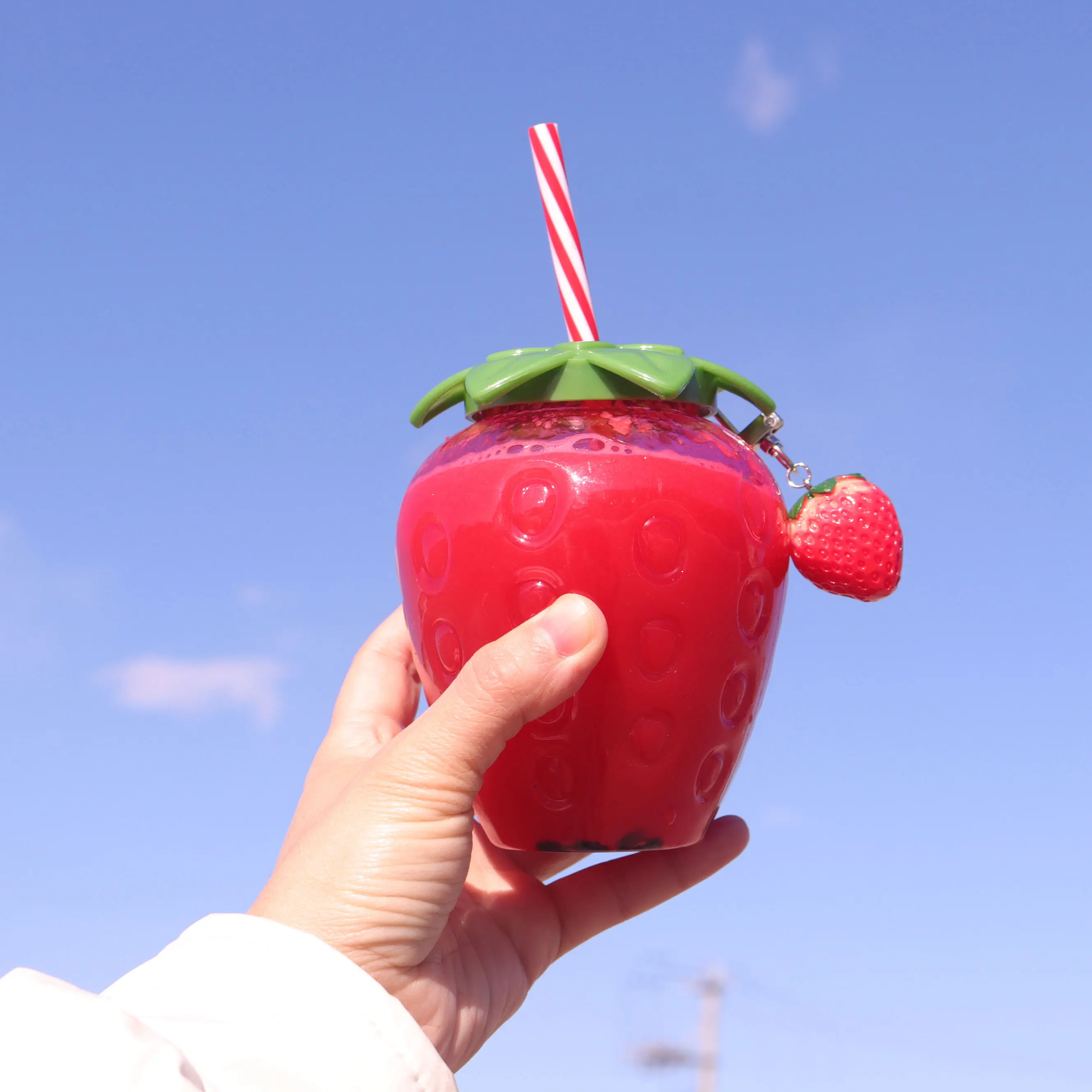 Heart Shaped Plastic Strawberry Containers Strawberry Shaped Cup
