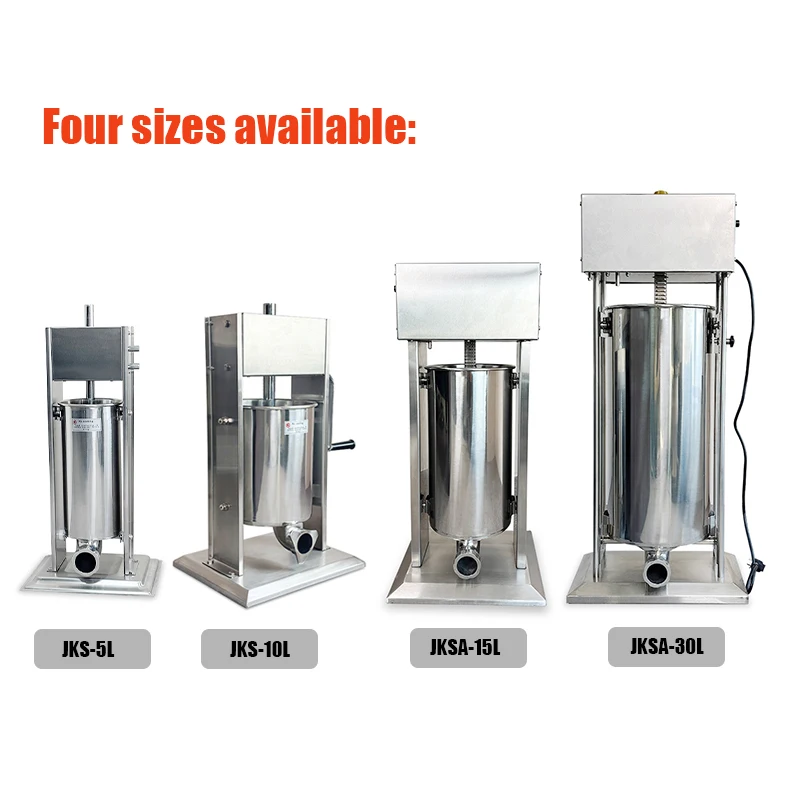 product jinkun electric sausage stuffing machine 30l capacity stainless steel vacuum sausage filling machine factory outlet-4
