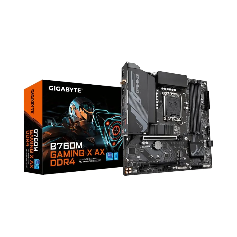 B760M Gaming X AX DDR4 LGA 1700 M-ATX 主板 4x 128GB 2x PCI-E X16 M.2 3x USB 3.2 Double Memory Channel 2