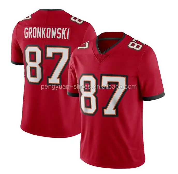 Wholesale Best Quality #12 Tom Brady #13 Mike Evans #87 Gronkowski