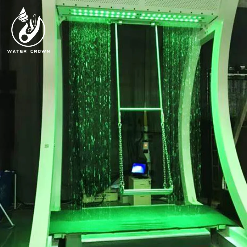 Pembuatan Taman Air Besar Berkualiti Swinging Water Curtain dengan Teknologi CNC untuk Tempat Hiburan Luar Rumah oleh Pengeluar Water Crown
