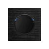 2 gang 1/2 way-black