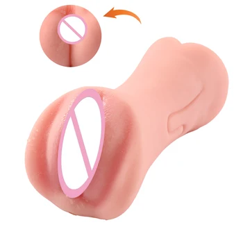 Whole sale TPE Male Masturbator Pocket Pussy Sex Toys Artificial Vagina anus mouth for Men Masturbating