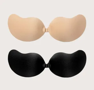 Sticky Bra Strapless Adhesive Invisible Backless Push up Gathering Lift up Cups Bra for Women Dresses
