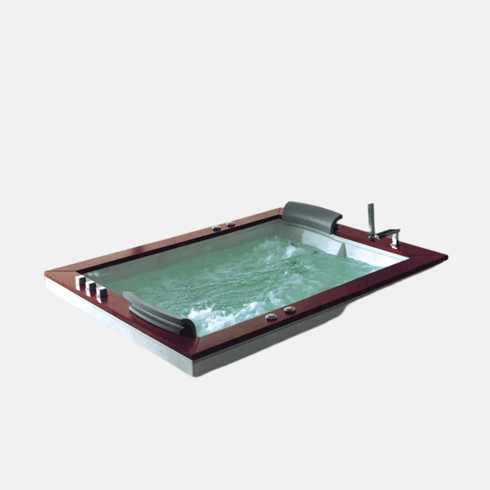 Double Whirlpool Bathtubs Acrylic Massage Bathtub Modern Spa Acrylic Whirlpool Massage Bathtub For Wholesale