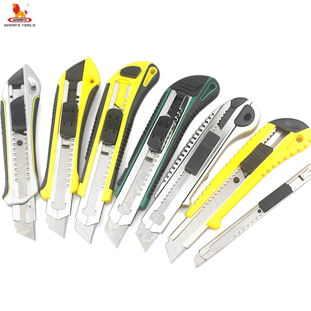 multi knife stainless steel safety utility knife cutter 18mm