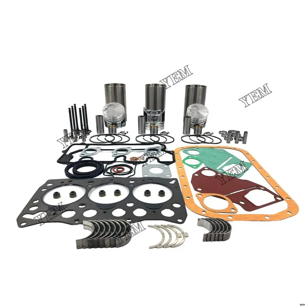 3LD1 Repair Kit With Overhaul Gasket Set Piston Rings Liner Bearing Valves for Isuzu