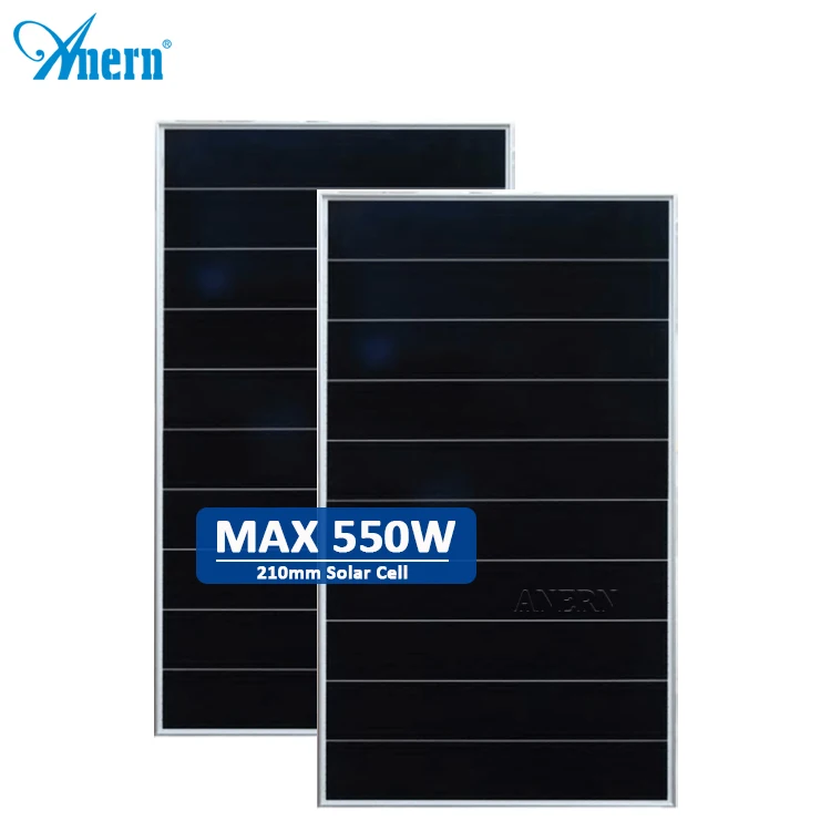 Factory wholesale price 380w All Black Monocrystalline 400w Mono Solar Panels 500w 550w