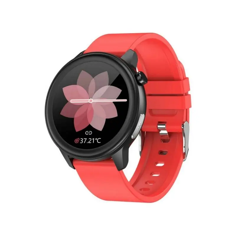 Смарт-часы E80 с вращающейся кнопкой для измерения уровня кислорода в крови ЭКГ и