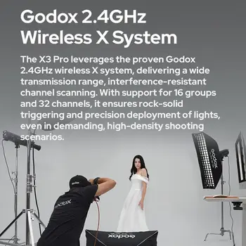 Godox X3Pro C/N/S Trigger Wireless Flash Highspeed TTL Automatic Synchronous High-definition OLED Touchscreen for Nikon Canon detail image