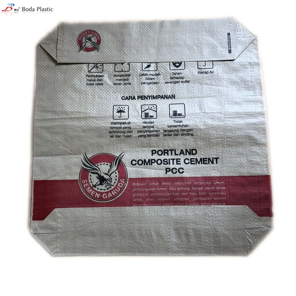 Kraft Paper Inside pp Woven Valve Bag 50kg 25 kg Different Dimensions Super Sacks for Sand Cement
