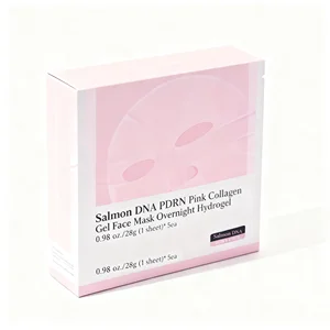 ODM Korean Salmon DNA PDRN Collagen Gel Face Mask Overnight Hydrogel Deep Mask Korean Skincare for Skin Brightening and Firming