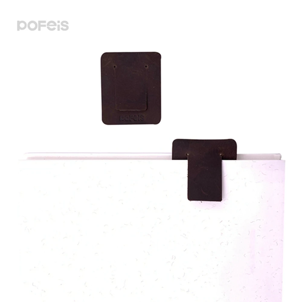 Оптовая продажа овощей, кожаная квадратная мягкая кожаная Закладка-заготовка, Закладка для книг ручной работы