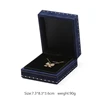 dark blue pendant box
