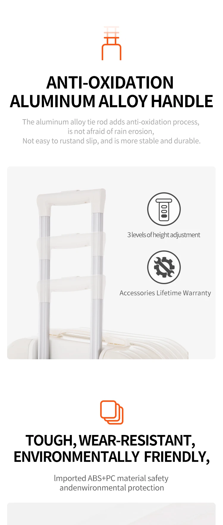 Multifunctional Usb Charging Port Luggage Set Har Hard Roll Suit Cases