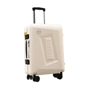 Wholesale 20 24 28 Inch PP Spinner Travel Carry Suitcase Hardshell 3 Piece Luggage Sets TSA Lock Fashion Design Business