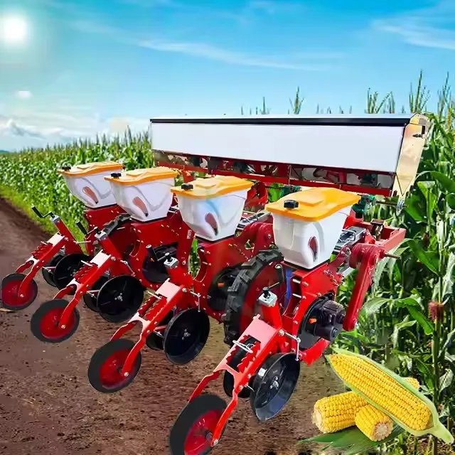 Commercial 6 Row Corn Planter with Seed Flow Monitor Large Field Coverage Design for Seeders & Transplanters