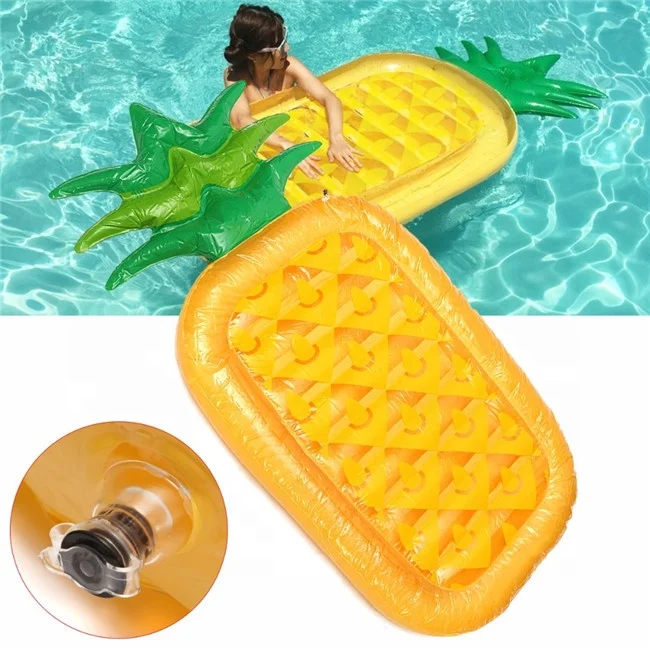 New Design Inflatable Pineapple Floating Raft Pineapple air Mattress