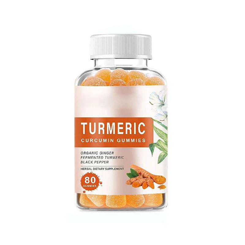 Oem Organic Turmeric Gummies For Joint Support Anti Inflammatory ...