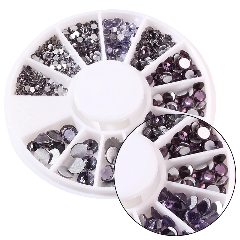 SS3-SS20 Mix Sizes Glitter Nail Rhinestone for Nails Art 3D Decorations Accessories supplier