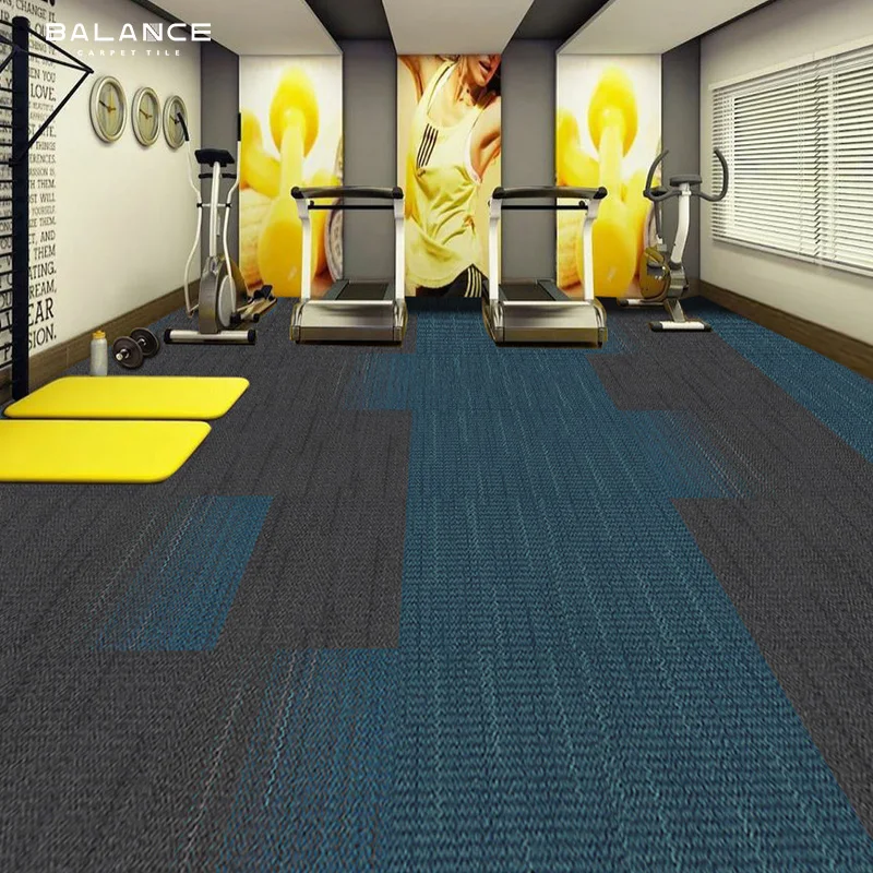 Nylon Carpet Tiles 50x50 Commercial Office Modular Pvc Backing Carpet Tiles For Commercial