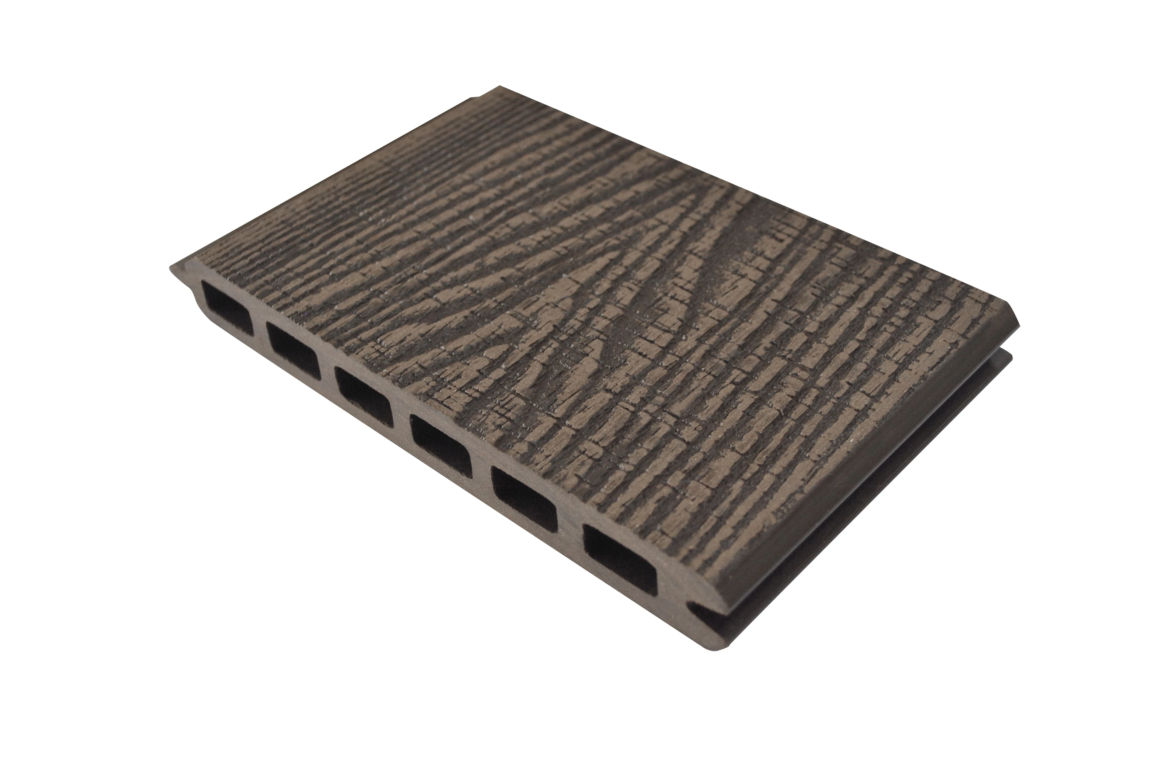 3D Deep Embossing DIY Size   Pillar 6Ft Easy Installation  Outdoor Fence  Panel Wpc Fence Composite Fencing