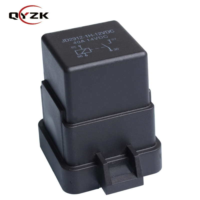 DC 12v Load 40A 14VDC Auto Relay 4 Pin Waterproof Automotive Integrated Wired Automobile Relay