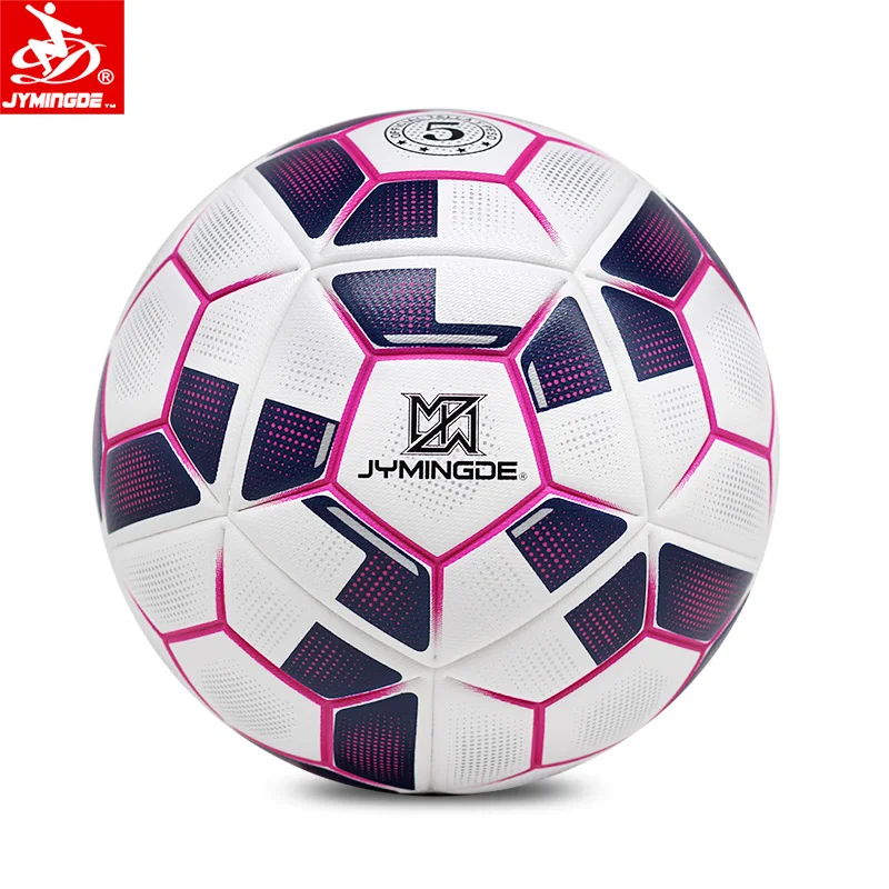 Новый дизайн, пятиконечный звездный стиль, футбольный мяч на заказ, размер 5