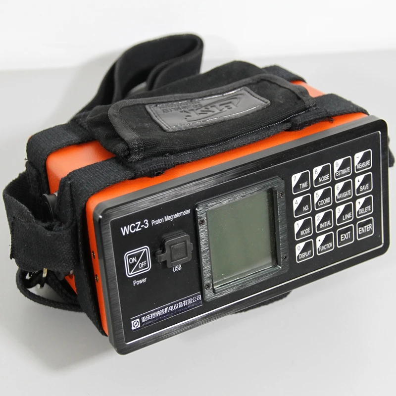 Portable Pronton Magnetometer Magnetic Field Survey Instrument Digital Proton Precession Magnetometer for Gold Mine With GPS