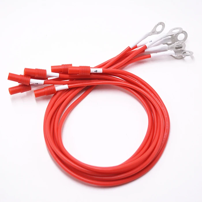 Factory Direct High Voltage 300V DC 300A PVC Tinned Copper Conductor Waterproof Connector Cable Panel Socket Energy Storage