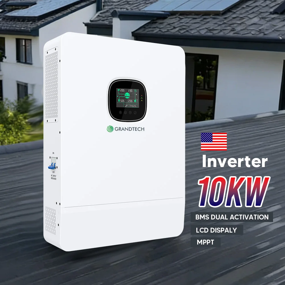 Stoc SUA: inverter hibrid Srne SPI-10K-UP de 10 kW / 8 kW, inverter hibrid Srne de 5 kW / 6000 W / 10000 W, sistem off-grid de energie solară, inverter cu fază divizată