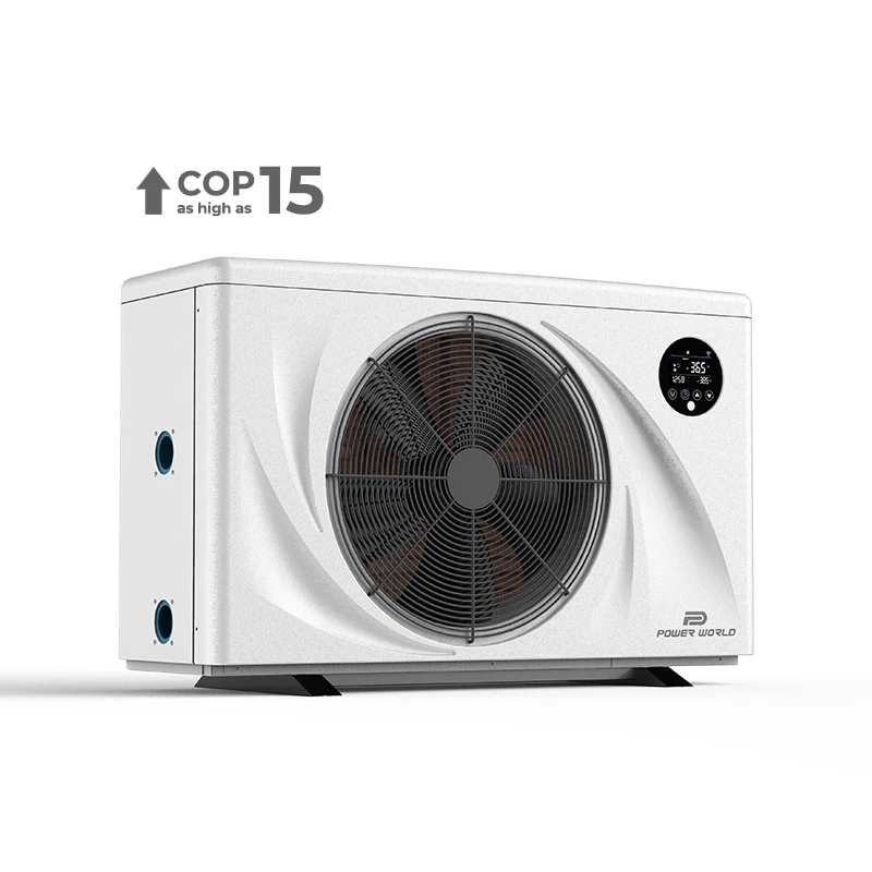 Power World Quiet Pro Series R32 Wifi Control 100m3 Swimming Pool Heater Inverter Heat Pump for Sale