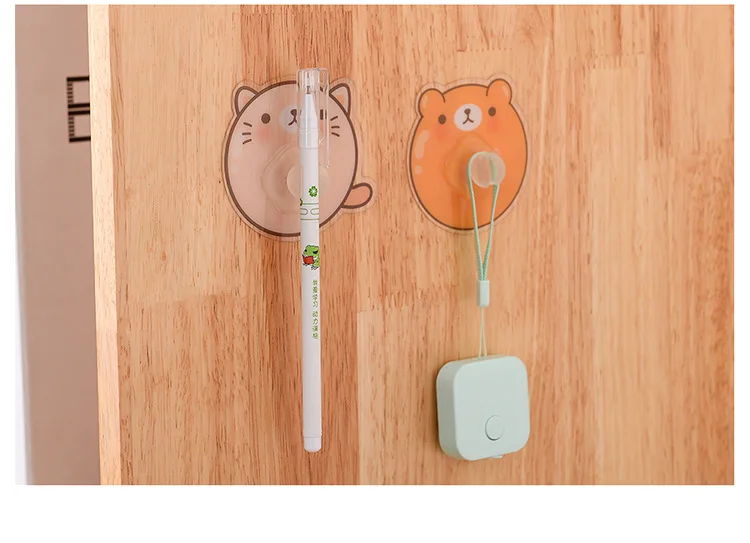 Creative cartoon wall-mounted toothbrush holder Bathroom traceless viscose toothbrush holder Durable toothbrush holder factory